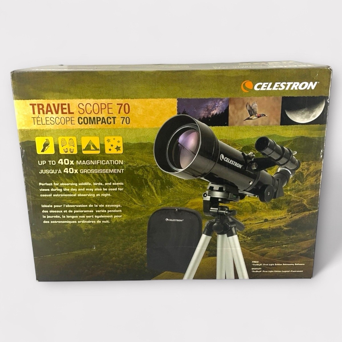 Celestron Travel Scope 70 Refractor Telescope for sale online
