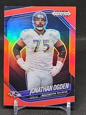 2025 Prizm Black #7 Jonathan Ogden Red Prizm 188/299