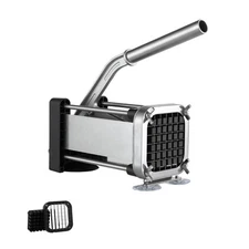 French Fry Cutter Stainless Steel Potato Vegetable Slicer Chopper 1/2" Blade