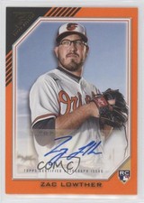 2022 Topps Gallery Rookie Auto Orange 9/25 Zac Lowther #RA-ZL Auto lz7