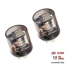 2 PCS LED Flasher Relay, 2 Pin 12V Heavy Duty Turn Signal Relay for Fixing