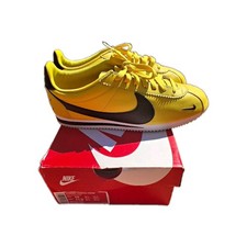 Nike Classic Cortez Premium Bright Citron/Black-White Low Top Lace Up 807480-700