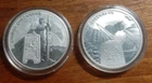 Komsco Mint 2- medals 2019 and 2020 Chiwoo Cheonwang silver medals 1 oz ea. .999