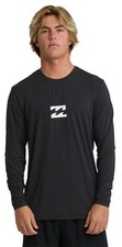 Billabong All Day Wave Loose Fit LS Rash Guard - Black - New