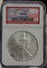 2003 US Silver Eagle $1 NGC MS69 Red Label