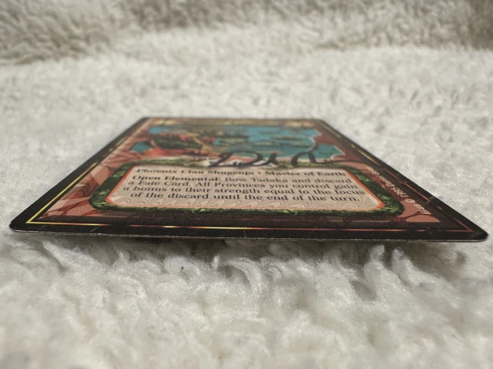 🪨 Artist Signed - Isawa Tadaka (Imperial Edition L5R CCG) - Daniel Gelon - Image 4 of 4