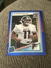 2025 Optic Blue Hybrid Jalon Walker 290 Atlanta Falcons Football Card 3Q