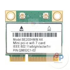 Mini PCI E WiFi 7 Card 8774Mbps 2 Band Gigabit Wireless Network Card BE200HMW