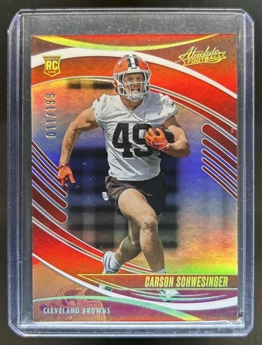 2025 Panini Absolute Carson Schwesinger Base (RAW)