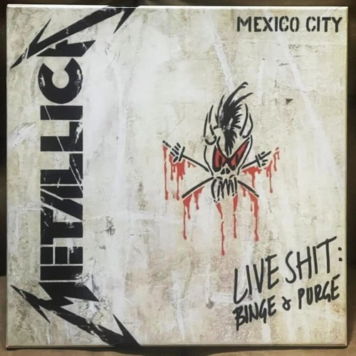 METALLICA Live Shit Binge & Purge 4 LP ColorVinyl Box Set Mexico City SEALED NEW