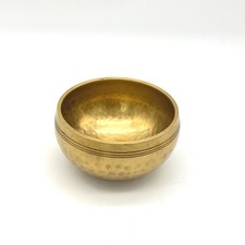 Brass Tibetan Singing 3 inch Bowl Hammered Texture Meditation Sound Healing
