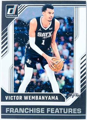 Victor Wembanyama   2024-25 Panini Donruss Winter Parallel Franchise Features#25