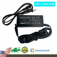 AC Adapter For HP 27F 2XN62AA ABA IPS LED Monitor 65W Power Supply Cord Charger