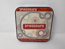 Spirograph Die-Cast Collector  s Set Tin Case Complete Metal Pieces Unused