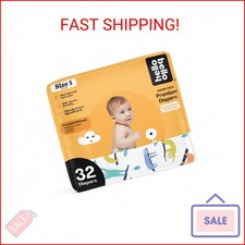 Hello Bello Premium Baby Diapers Size 1, 32 Count of Disposable, Extra-Absorbent