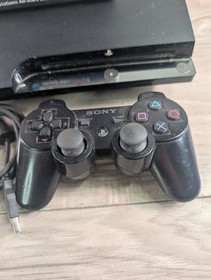 Sony PlayStation 3 Charcoal Black Console 320 GB CECH-2501B + 17 GAMES