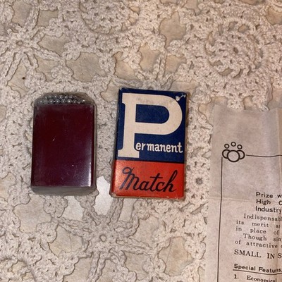 Vintage Permanent Match Mitsugiri 1950s New In Box