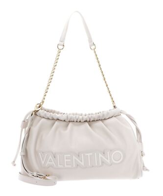 VALENTINO Oxford Re Hobo Bag Schultertasche Umhängetasche Tasche Ecru creme Neu