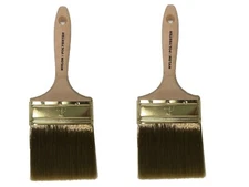 PAINT BRUSH (4 PACK) 4" Flat Sash Polyester/Nylon ArroWorthy Interior/Exterior