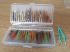 Tube fly storage box holds 40 tube flies for Salmon and sea trout