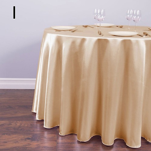 Reusable Fitted Round Tablecloth Table Cover Wedding Party Banquet Decor 145cm - Picture 29 of 31