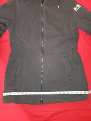 Kawasaki Jacket, Kawi Girl Full Zip Women's Removable Hood Blk Sz