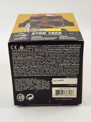 MEGA Kubros Star Trek The Next Generation WORF New Factory Sealed - Picture 5 of 5
