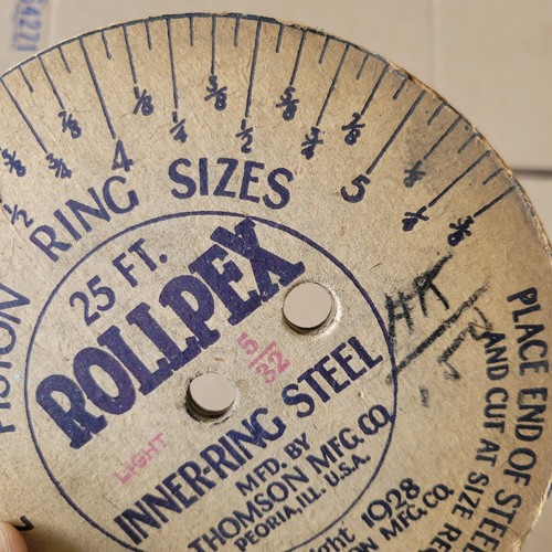 RARE 1928 Ford Model A / T Part Piston Inner Ring Steel THOMSON MFG CO Rollpex - Picture 5 of 11