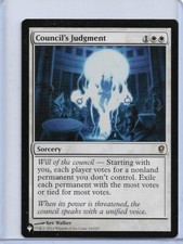 MTG magic 1x Council's Judgment (M/NM) The List Reprints