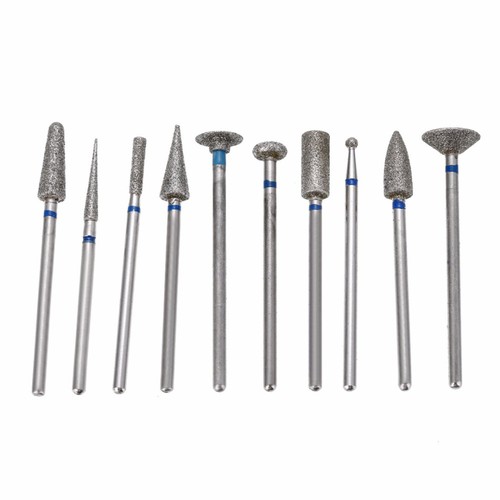 10Pcs Dental Lab Sintered Diamond Point Polisher HP Shank Rotary Bur 2.35mm KIT - Bild 2 von 5