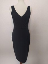 Lulu's Skyline Little Black Sleeveless Bodycon Dress Size Large