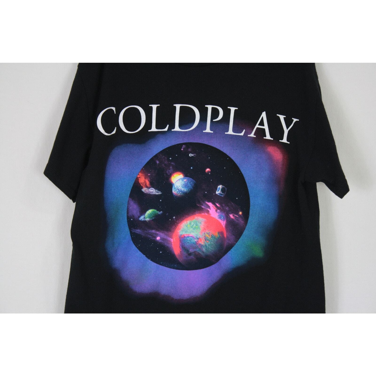 Coldplay Music of the Spheres Official Tour Concert T-Shirt Mens Small 