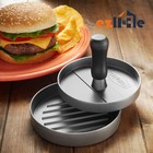 <!--F#f_0-->Hamburger Patty Maker Large Mould Round Grill Press Burger Cooking Tools Metal<!--F/-->