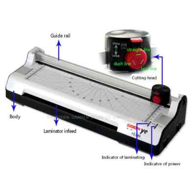 Smart Photo Laminator A3 Laminating Machine 220V Laminator Sealed Plastic Machin