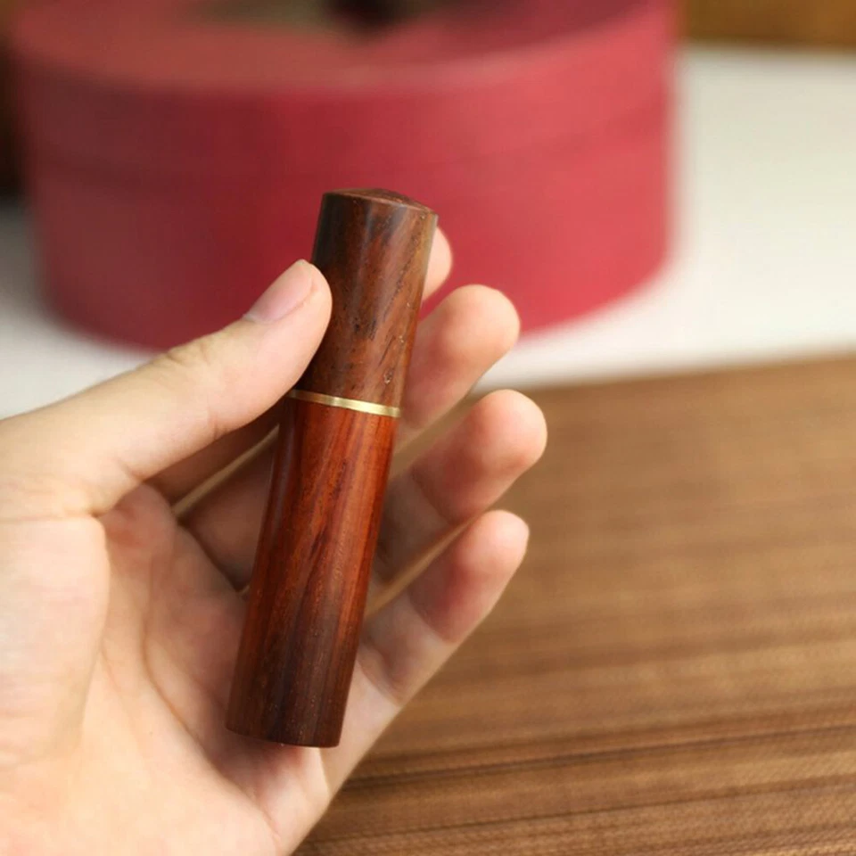 Estuche de madera con soporte para palillos de dientes portátil de 1 pieza Foto 2 de 4