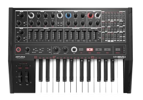 Полумодульный аналоговый синтезатор и пошаговый секвенсор Arturia MiniBrute 2