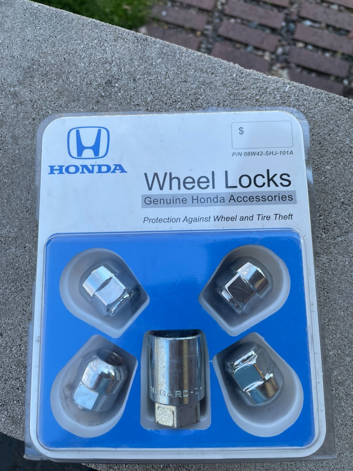 Genuine Honda Wheel Locks Theft Protection 08W42SNA100A set of 4 Lugs