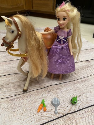 rapunzel doll and horse