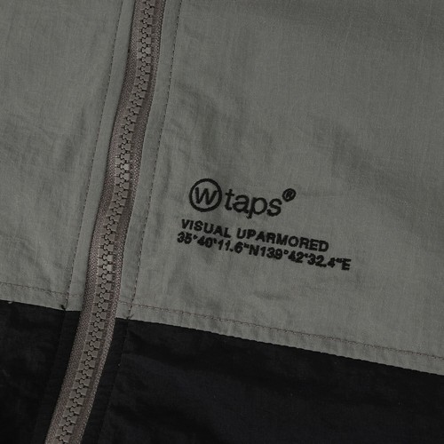 WTAPS DOUBLE TAPS JACKET SIZE: L 24AW NYLON TUSSER RACING (B2 NYLON Men's Used - Picture 4 of 6