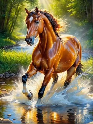 Horse Diamond Painting Kits for Adults - Horse Diamond Art Kits for Adults Begin