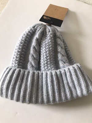 WOMEN'S THE NORTH FACE DUSTY PERIWINKLE OH MEGA BEANIE ONE SIZE NWT