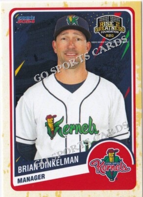 2024 Cedar Rapids Kernels Brian Dinkelman Twins Minor League Baseball Card MGR