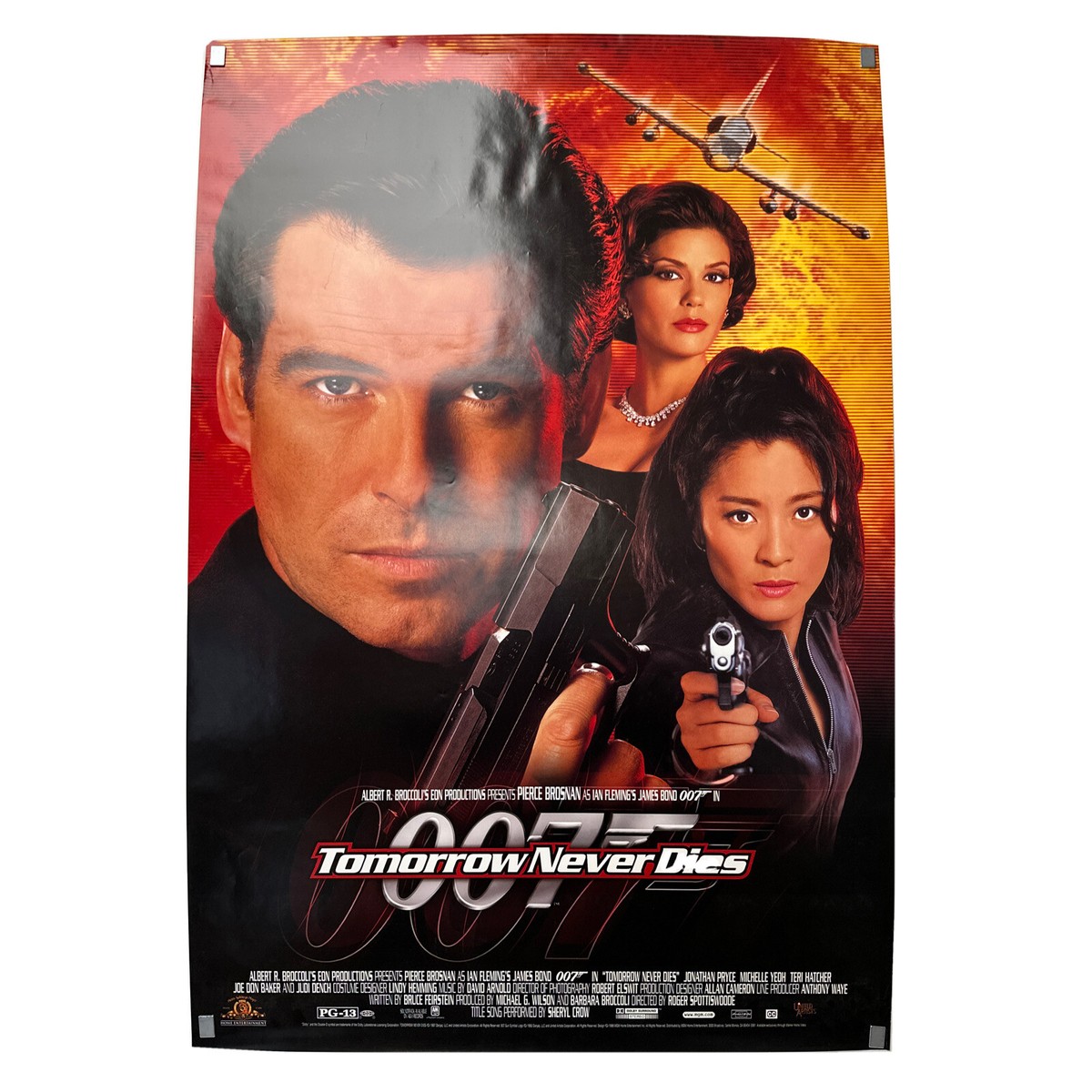 Tomorrow Never Dies (1997) James Bond Movie Poster Original Video