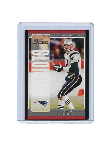Bowman Tom Brady Rookie Football Sports Trading Cards