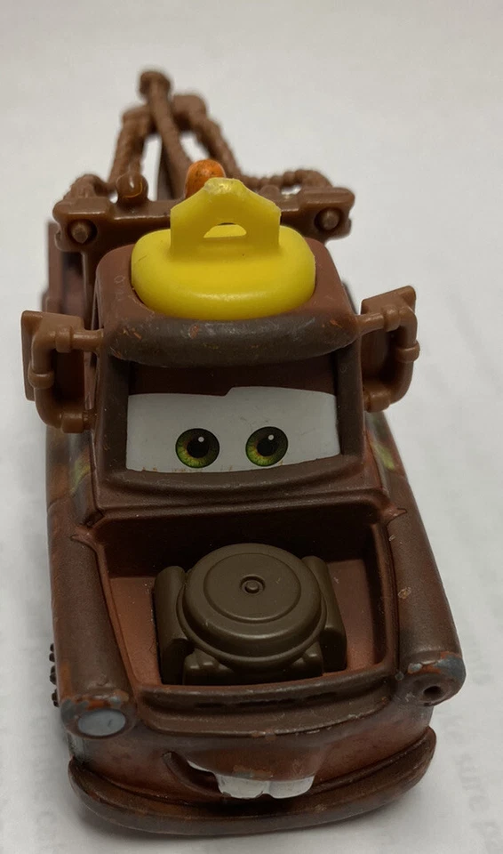 迪士尼皮克斯汽车 Tow Mater 1:55 金属压铸玩具汽车美泰 271950 已停产 — 第 2/4 张图片