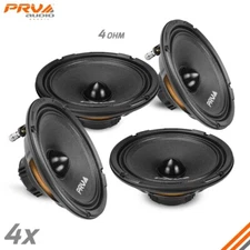 4x PRV 6.5" Midrange Neodymium Bullet Speaker 6MR400-NDY-4 BULLET 1600W 4 Ohm
