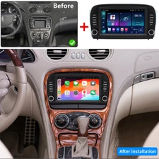 7'' For 2001-05 Mercedes-Benz SL Carplay Android Stereo Radio GPS Head Unit WiFi