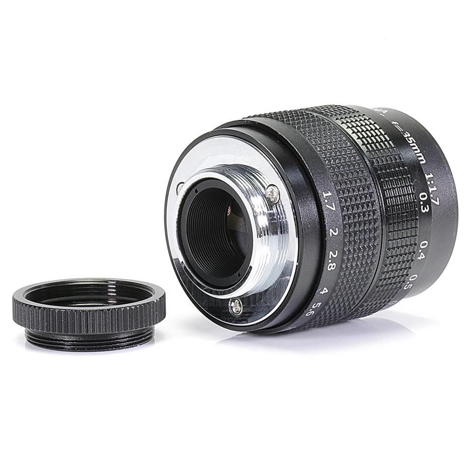 Fujian 35mm f/1.7 CCTV cine lens for Micro Four Thirds M4/3 / MFT Mount Camera - Image 2 of 4