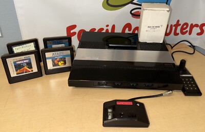 Atari 5200 Console 1st Version 4 Quad Port Unit PSU Games Joystick Switchbox  KL