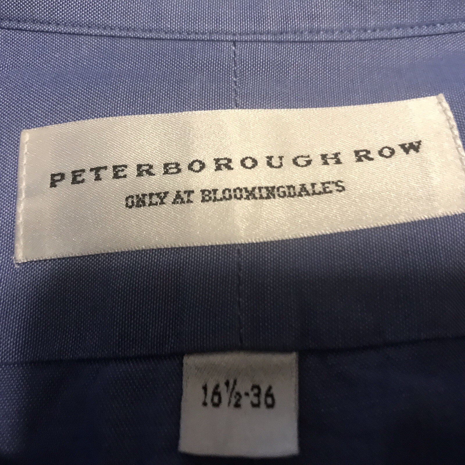 Camicia uomo con bottoni 16 1 2 36 Peterborough fila camicia manica lunga blu